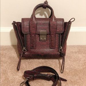 Pashli Mini Full Grained Leather Satchel